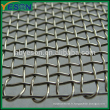 Hebei Yeson ISO Manufactory XY-3515 Grille métallique en acier inoxydable en maille ondulée en treillis métallique